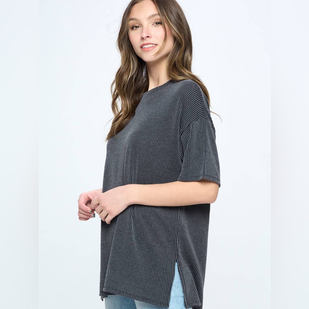 NWOT Kennedy Ribbed Top - Picture 4 of 15